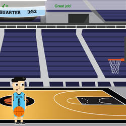 Hooo Basketball Python Code Basketball - Hour of Code 2019 | Codesters Curriculum